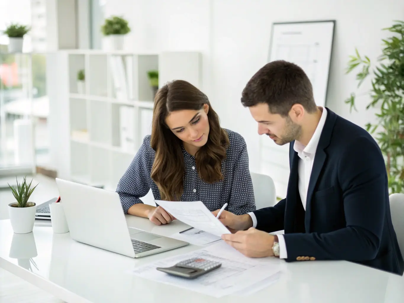 A person reviewing loan documents with a Mercury logo subtly placed in the background, representing Mercury's personal loan offerings.